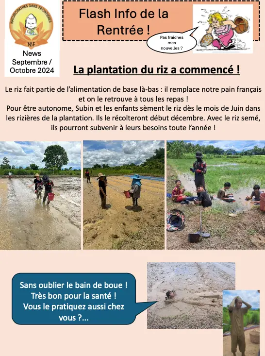 NSF - Naturopathes Sans Frontières - News Octobre 2024